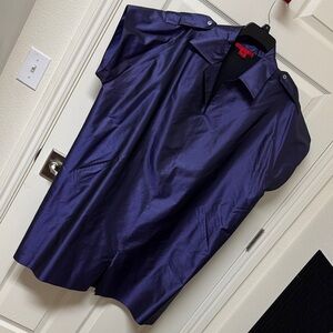 Elegant Purple Women's Dress silk.